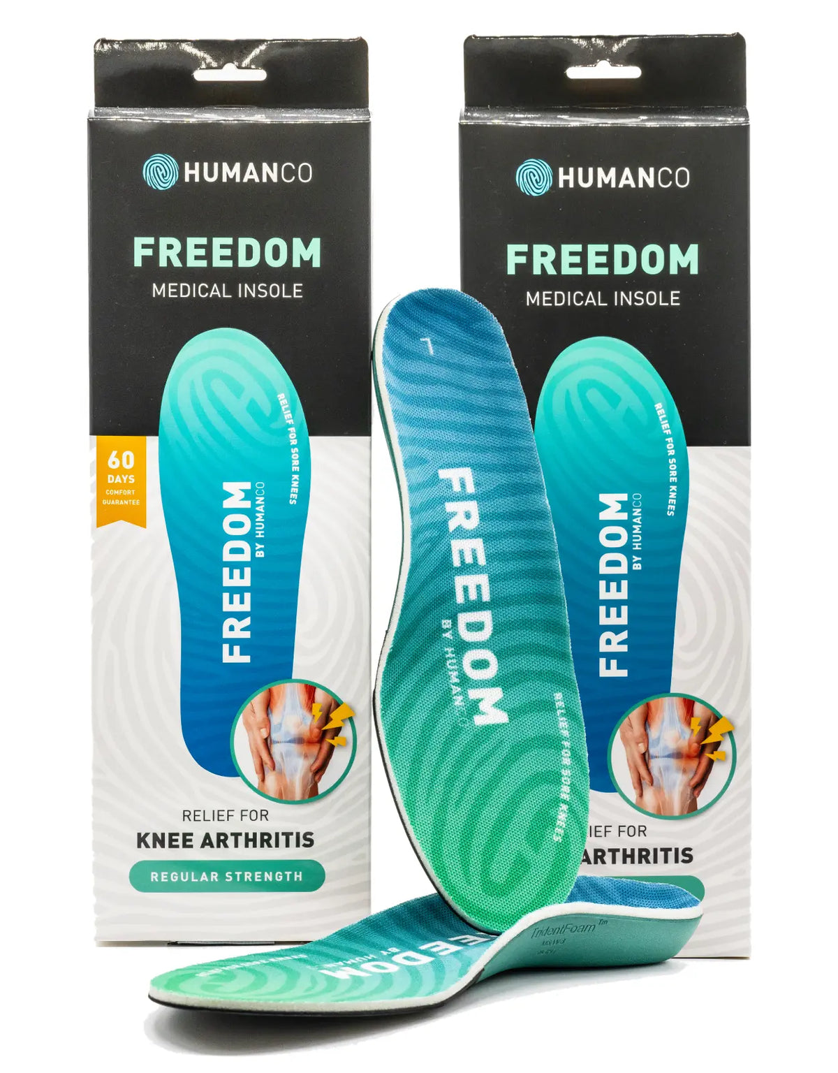 Double The HumanCo Knee insoles